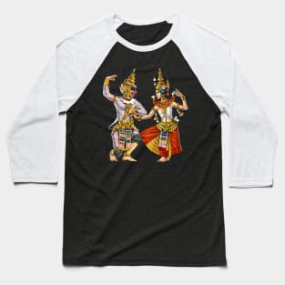 Cambodian Khmer Apsara Dance Baseball T-Shirt